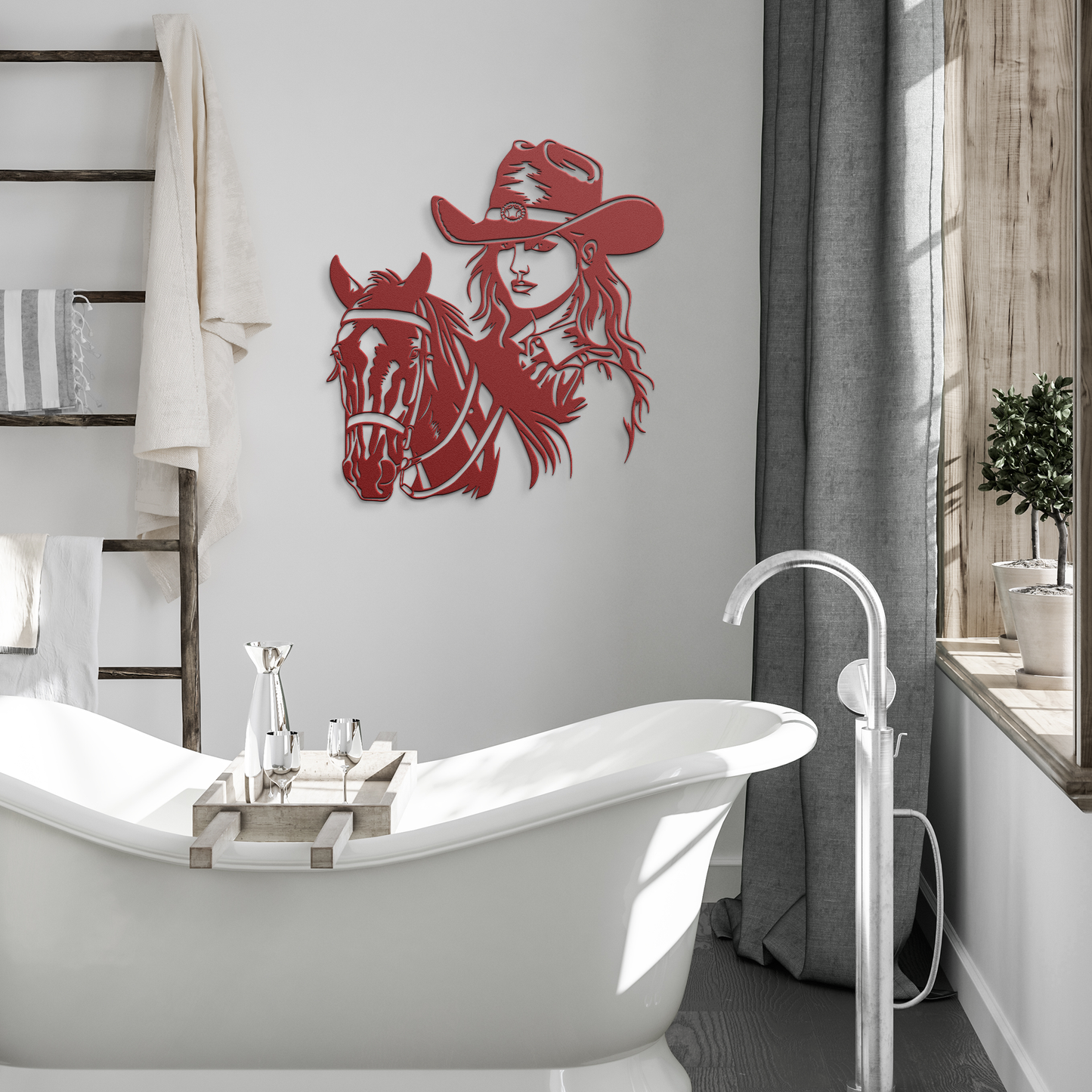 Western_Cowboy_Girl_Horse_Metal_Sign_Red_Modern_Bathroom_Mockup.png