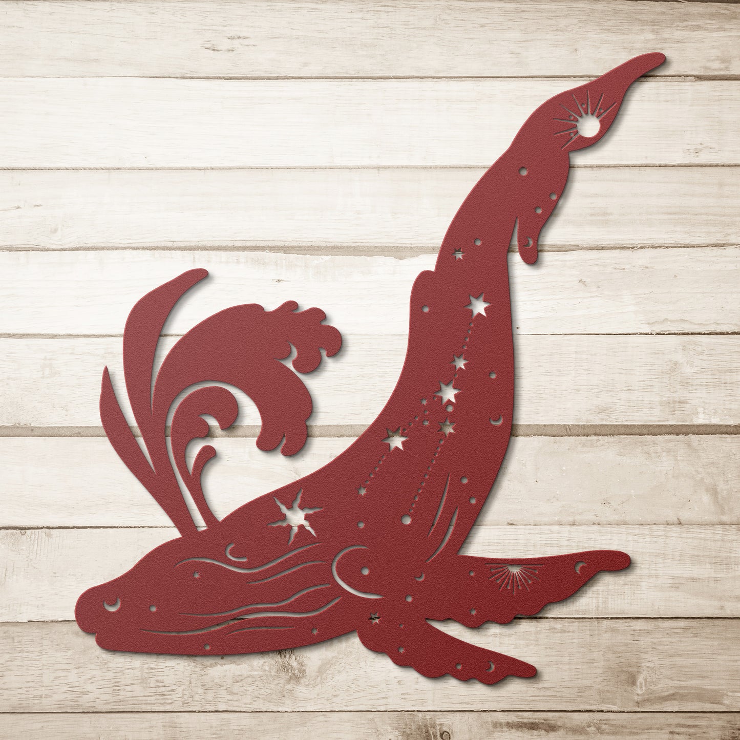 celestial Whale metal sign, Celestial Art, Home Decor, Metal Sign Wall Art