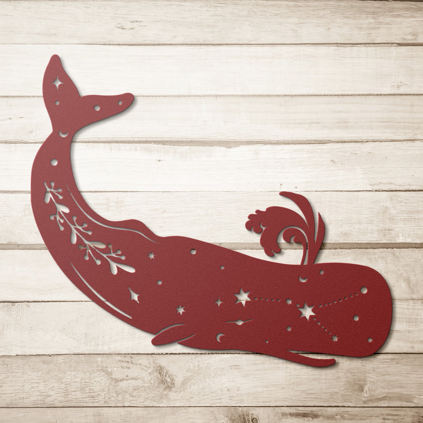 celestial Whale metal sign, Celestial Art, Home Decor, Metal Sign Wall Art